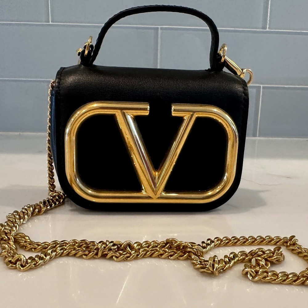 Valentino Garavani Supervee Micro Leather Crossbody